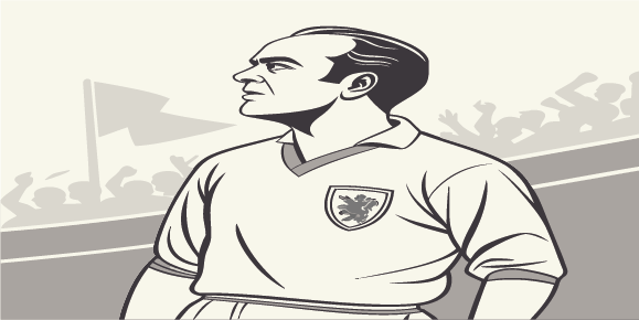 وکتور EPS فوتبالیست آلفردو